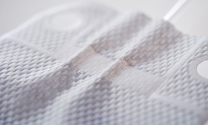 2　不織布と塩ビの溶着